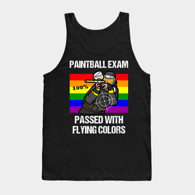 Funny Paintball Player Paint Balling Jokes Paintballer Sports Tank Top by Mochabonk